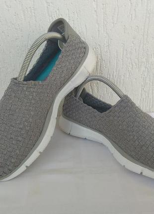 Мокасини текстильние skechers memory foam р.37.5