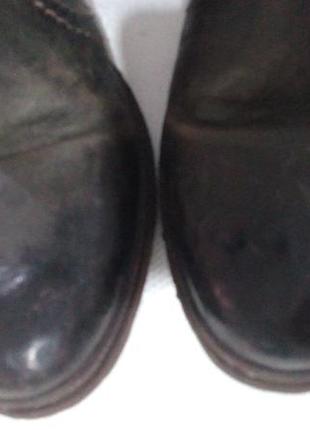 Стильні чобітки з зістареної шкіри mjus7 фото