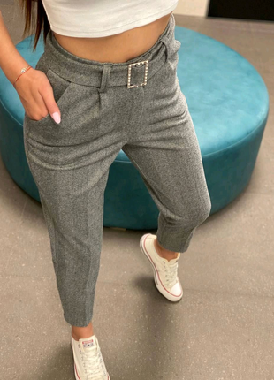 Шикарні теплі штани штани кашемір6 фото