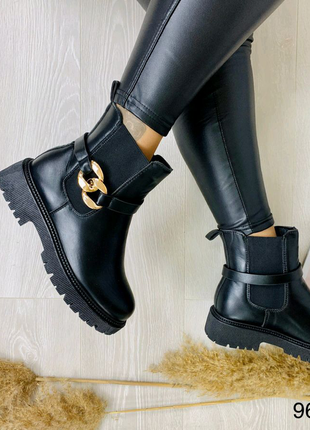 Теплі зимові жіночі черевики якість люкс екошкіра7 фото