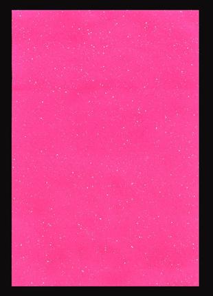 Фетр а4 santi м'який  з глітером рожевий 7414511 фото