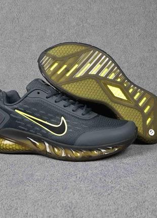 Мужские кроссовки nike max advantage 2 серые с салатовым &lt;unk&gt; smb