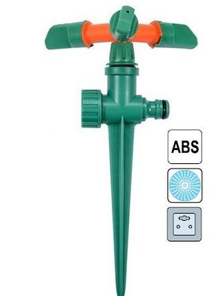 Ороситель крутящий польша 3 стороны 1/2" abs-пластик flo-89272