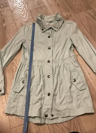 Ветровка тренч  джинсовка плащ пиджак vero moda размер xs-s 100% хлопок3 фото