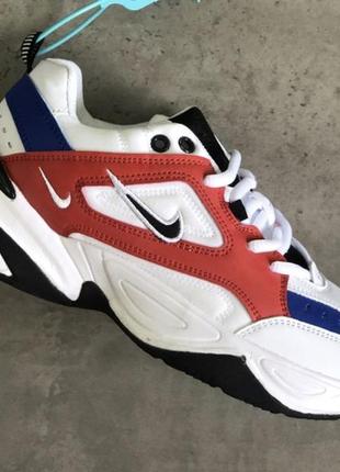 Nike x john elliott  m2k tekno 'white/blue/red' aaa