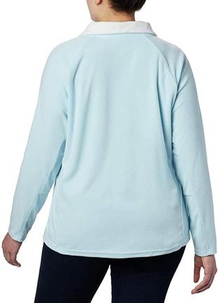 Флисовая кофта свитер реглан columbia размер 3xl-4xl2 фото