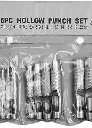 Набор пробойников польша пробойник 2,0-22,0 мм 15 штук vorel-76700