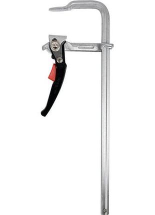 Струбцина з важильним затискачем, стальна, тип "f" yato; l= 400 мм, h= 100 мм yt-63954