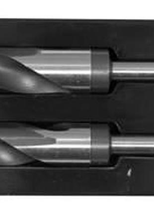 Набир свердл по металу yato польша: hss 4241, ø26-28 мм, l=75/150 мм, до нержав. и конструкц.стали, 2 шт