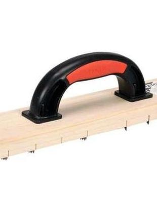 Терка снятия штукатурки yato польша деревянная 405х84 мм yt-52473