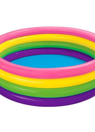Дитячий надувний басейн палаючий захід 56441 на 617 літрів