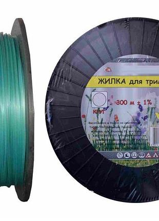 Жилка для тримера "круг" tm virok : ø= 2.4 мм, l= 400 м (бобина) vr-10v028