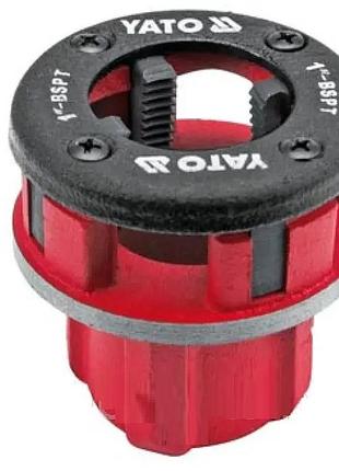 Клуп трубний для нарізання різьби на трубах лерка 1" польща yato yt-2920