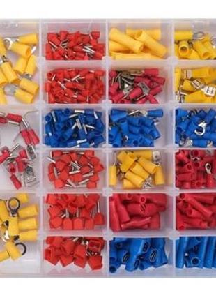 Набір електричних роз'ємів з ізоляцією і клем 600 шт, в футлярі [20/320] польша yato yt-068913