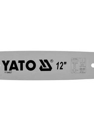 Шина напрямна ланцюговой пили yato польша l= 12"/ 30 см (44 ланки) для ланцюгив yt-84949, yt-84960 yt-84927