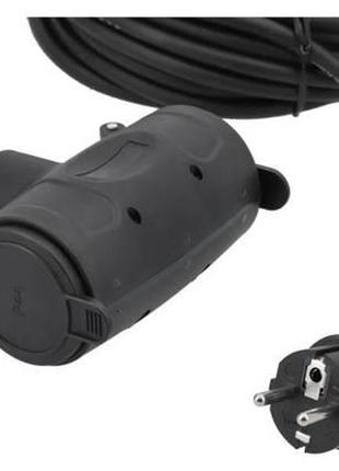 Кабель удлинитель сетевой 2 гнезда 15м 16а 3х1,5 мм² yato yt-81031