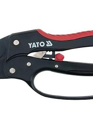 Секатор храповый рез до 19 мм 200 мм сикатор польша yato yt-8808