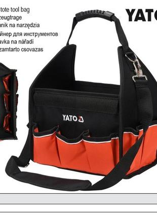 Сумка відкрита для інструменту 12" yato польша 16 кишень yt-74370