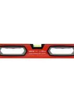 Ривень алюминиевий yato польша : l= 60 см. 3 капсули, 2 ручки yt-30071