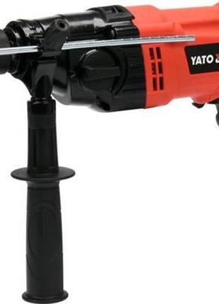 Дриль ударний мережевий yato польша : p=1050 вт,з самозатиск. металевим патроном для свердл ø≤13 мм,2режими