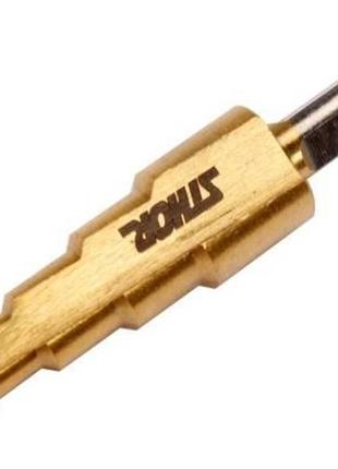 Свердло конічне ступінчасте по металу титан 4-12 мм sthor-22610