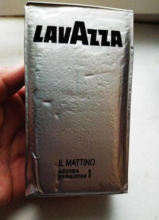 Кава lavazza il mattino, пр-во італія, лавацця оригінал, 250 г.3 фото