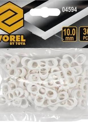 Хрестики дистанційні для плитки і клінкера vorel тип т: товщ.- 10 мм, уп. 30 шт. vr-04594