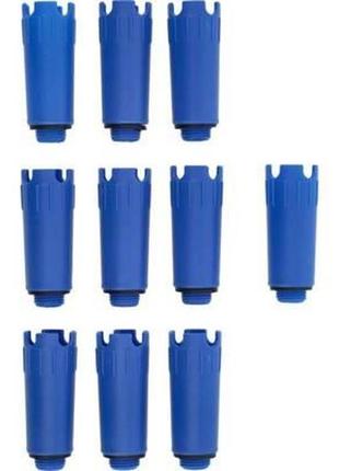 Набор заглушки монтажные к гидросистемам 1/2" синие 10 штук vorel-54902