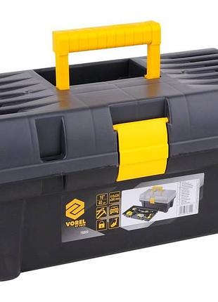 Ящик пластиковий для інструменту 16" 415x226x200 мм vorel-78800