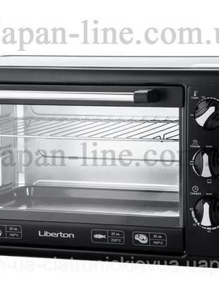 Електропіч liberton leo-350 black 35 л. 1800 вт.