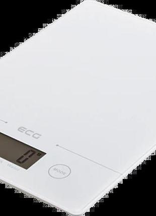 Ваги кухонні ecg kv 117 slim white
