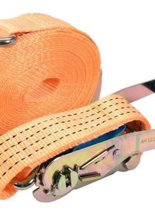 Реминь для криплення багажу з трищаткою vorel : сила натягу- 2000/4000 dan, 8 м х 50 мм, 2 шт. 82410