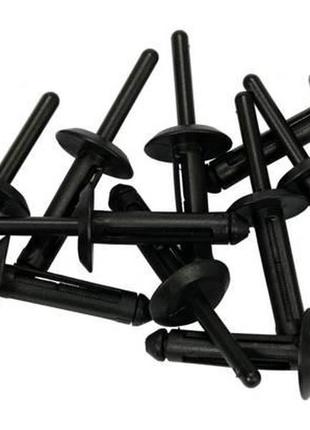 Заклепки пластикови yato польша, 6.6x17.2 мм, 10 шт.nylon yt-35983