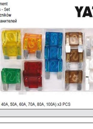 Предохранители автомобильные yato польша maxi 24 штуки yt-83140