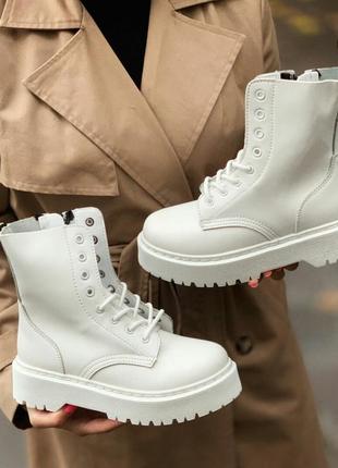 Ботинки dr. martens jadon white черевики5 фото