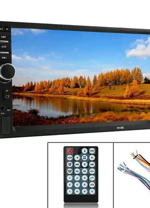 2din магнітола pioneer 7018 usb+sd+bluetooth