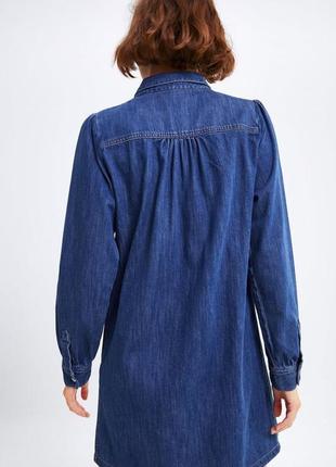 Джинсовое платье zara из новых коллекций 7