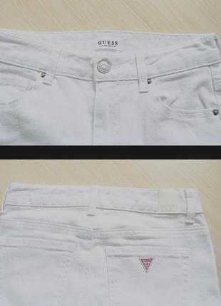 Белые джинсы guess женские2 фото
