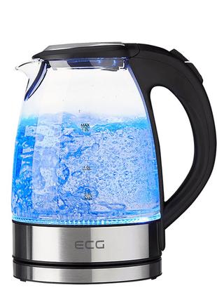 Чайник электрический ecg rk 1776 glass 1,7 л