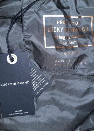Куртка пуховик lusky brand размер xs-s пух цвет олива7 фото