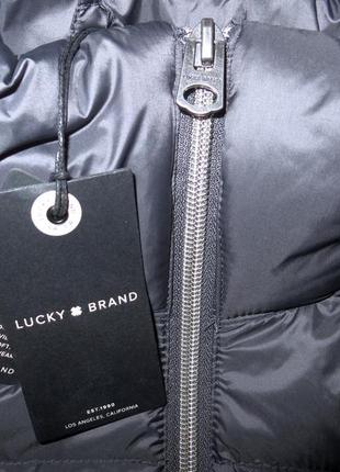 Куртка пуховик lusky brand размер xs-s пух цвет олива10 фото