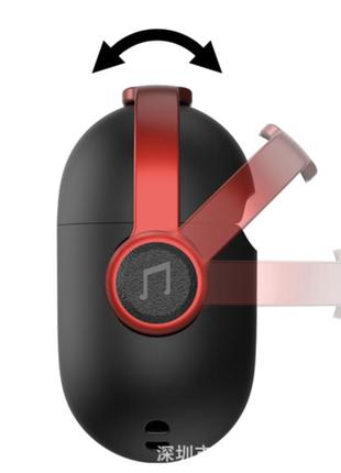 Чехол на наушники airpods pro 2 headset casptm с карабином красный3 фото