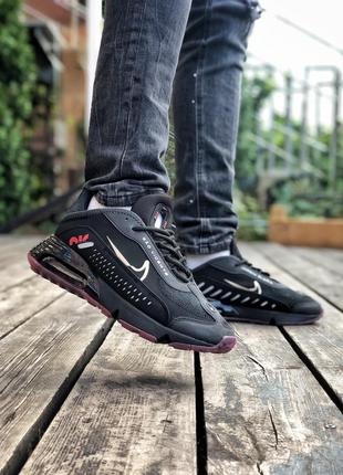 Отличные мужские кроссовки nike air max 2090 neymar чёрные