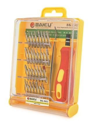 Набір викруток bakku bk -3032 (ручка + 28насадок), box