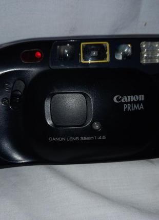 Пленочный фотоаппарат canon prima 4 кенон прима плівковий пріма