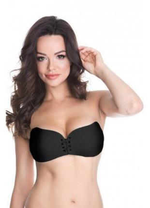 Бюстгальтер invisible bra невидимка. колір чорний4 фото