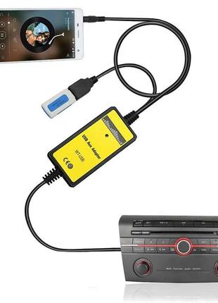 Емулятор cd чийндежа audi volkswagen skoda seat 8pin usb aux