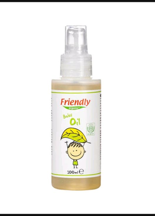 Органічна дитяча олія, крем для підгузка та шампуні friendly orga3 фото
