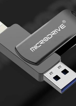 Флешка для айфона 512gb graphite (usb 3.0) флешка для iphone, ipad, макбука, айпада, ноутбука, пк