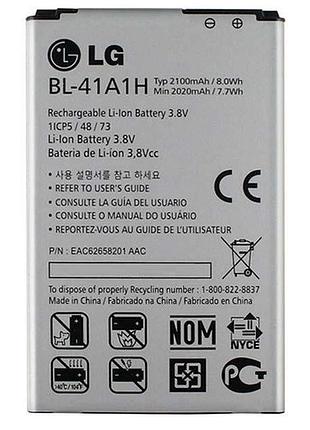 Аккумулятор для lg bl-41a1h, d392 f60 dual, d390, s660, ls660p, оригинал